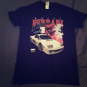 white ferrari shirt